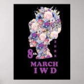 Internationale Vrouwendag: Vier feministe Poster (Voorkant)