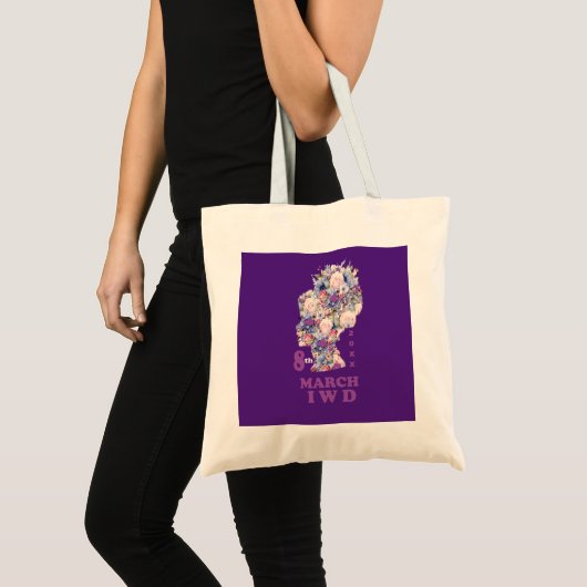 Internationale Vrouwendag: Vier feministe Tote Bag (Voorkant (product))