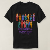 Internationale Vrouwendag vieren Eq T-shirt (Design voorkant)