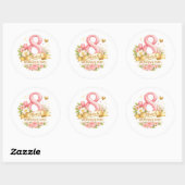 Internationale Vrouwendag viering Ronde Sticker (Vel)