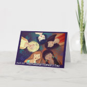 Internationale Vrouwendag viert eenheid Feestdagen Kaart (Voorkant)