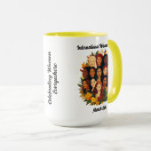 Internationale Vrouwendag - Vrouwen vieren Mok (Voorkant rechts)