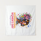 Internationale Vrouwendag Wandkleed (Voorkant (horizontaal))