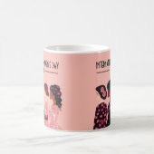 Internationale Vrouwendag Wereldwijde Vrouwen Roze Koffiemok (Center)