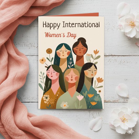 Internationale Vrouwendag Zusterkaart Kaart