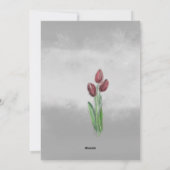 Internationale Vrouwendag zwart-wit Kaart (Achterkant)