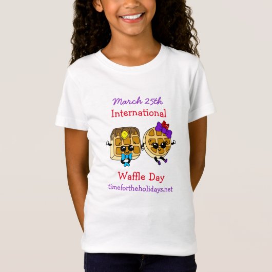 Internationale Wafeldag T-shirt (Voorkant)