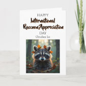 Internationale Wasberen Waarderingsdag Kaart (Voorkant)