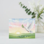 internationale wereldvrede briefkaart (Staand voorkant)