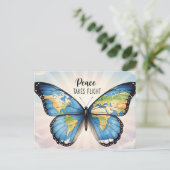 internationale wereldvrede briefkaart (Staand voorkant)