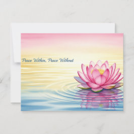 internationale wereldvrede briefkaart