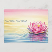 internationale wereldvrede briefkaart (Voorkant)