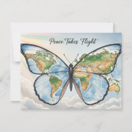 internationale wereldvrede briefkaart