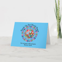 internationale wereldvrede feestdagen kaart