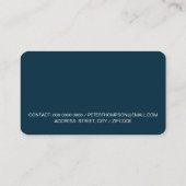 Internationale wereldwijde handel visitekaartje (Achterkant)