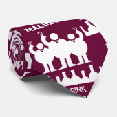 Internationale Wijndagen Malbec Stropdas (Opgerold)