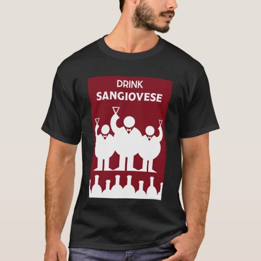 Internationale Wijndagen Sangiovese T-shirt (Voorkant)