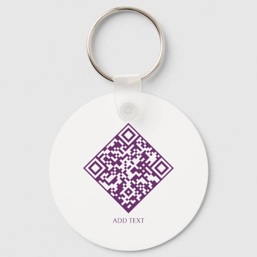 Internationale Women's Inspire Inclusion QR Code Sleutelhanger (Achterkant)