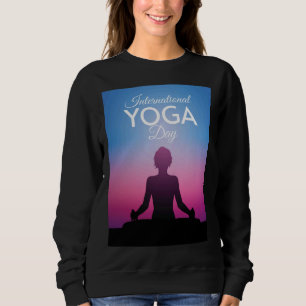 Internationale Yoga Dag Premium Scoop Trui