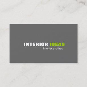 Interne architect - Visitekaartjes