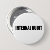 INTERNE AUDIT BADGE-BUTTON RONDE BUTTON 7,6 CM (Voorkant /achterkant)