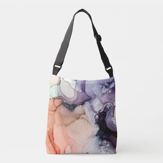 Interne geneeskunde - inktwerk van Karen Ruane Crossbody Tas (Voorkant)