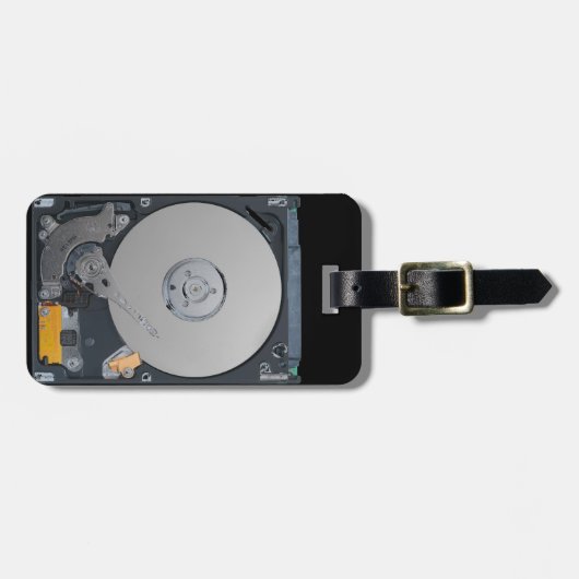 Interne harde schijf bagagelabel (Voorkant horizontaal)