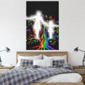 Interne harmonie canvas afdruk (Insitu (Slaapkamer))