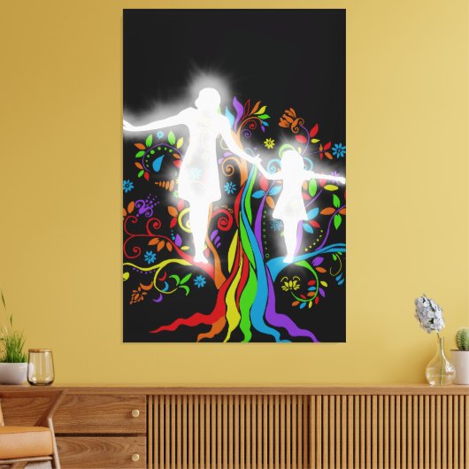 Interne harmonie canvas afdruk (Insitu (Woonkamer))