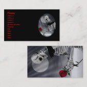 Interne kaart met schoonheidsprofiel visitekaartje (Voorkant / Achterkant)