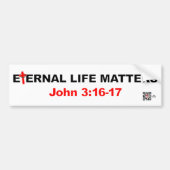 Interne levenskwesties bumpersticker (Voorkant)