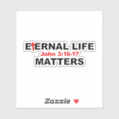 Interne levenskwesties sticker (Vel)