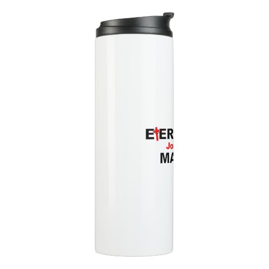 Interne levenskwesties thermosbeker (Gedraaid links)