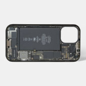 Interne ontwerp demontage iPhone hoesje (Achterkant horizontaal)