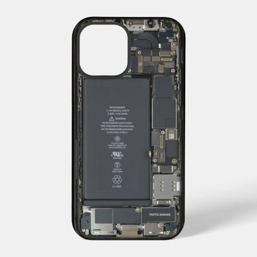 Interne ontwerp demontage iPhone hoesje (Achterkant)