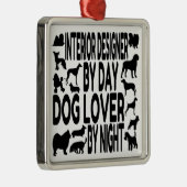 Interne ontwerper houdt van honden metalen ornament (Rechts)