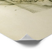 Interne orgaandonkerbrein  anatomie Afdrukken Poster (Hoek)