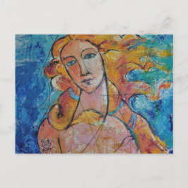 Interne schoonheid horizontale postkaart