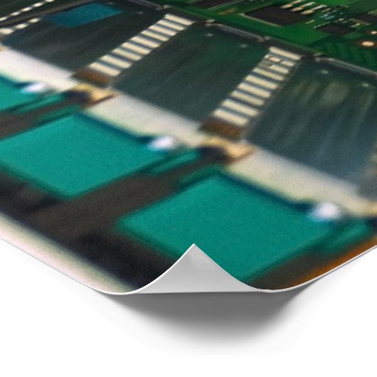 interne servercomputer poster (Hoek)