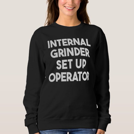 Interne slijper installatie-operator trui (Voorkant)