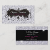 Interne vormgever voor Sparkle & Shine: Visitekaar Visitekaartje (Voorkant / Achterkant)