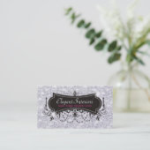 Interne vormgever voor Sparkle & Shine: Visitekaar Visitekaartje (Staand voorkant)