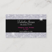 Interne vormgever voor Sparkle & Shine: Visitekaar Visitekaartje (Achterkant)