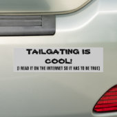 iNTERNET AYS AILGATING IS cOOL Bumpersticker (Op auto)
