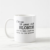 Internet Blond Grappige Mok Humor (Links)