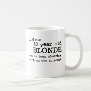 Internet Blond Grappige Mok Humor