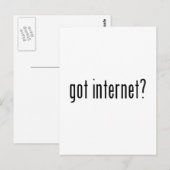 internet? briefkaart (Voorkant / Achterkant)