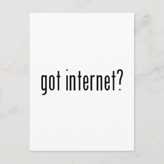 internet? briefkaart