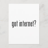 internet? briefkaart (Voorkant)