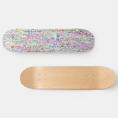 Internet Chat Lingo Art Persoonlijk Skateboard (Horizontaal)